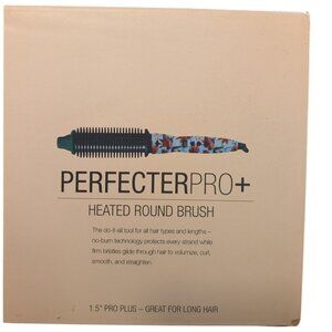 Calista Perfecter Pro Plus Heated Round Brush Professional Styling Blue Rose